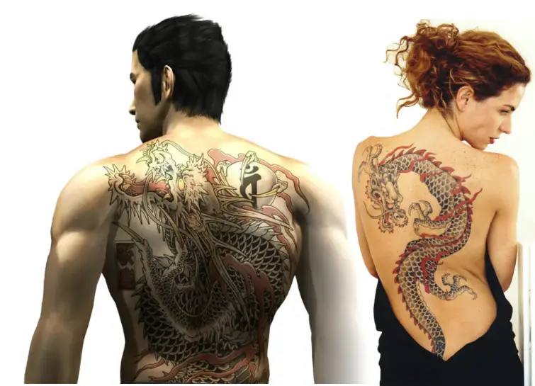 de tatuagens de dragão, de tatuagens de dragão,