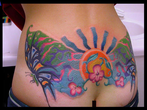 Pra quem gostar de borboletas, vai curtir a tattoo By ~Ka~ Tatuagens Sol