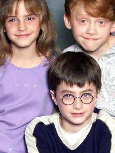 Emma Watson Rupert Grint e Daniel Radcliffe