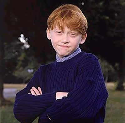 Rupert Grint como Ron Weasley