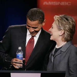 Obama e Clinton