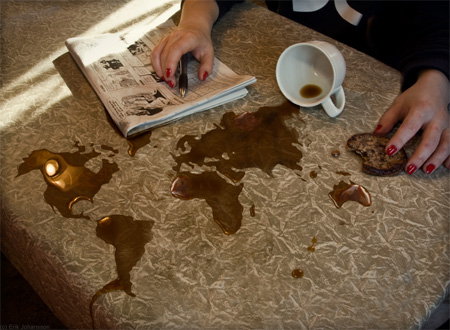 Mapa Mundi de Café