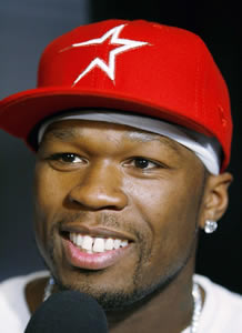 Rapper 50 Cent