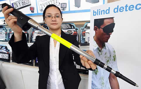 Bengala com Sensor para Cegos