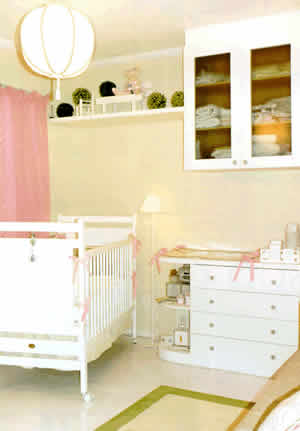 Quarto de Bebê Branco Quarto de Bebê Branco