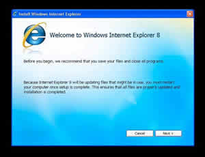 Internet Explorer 8 Programa