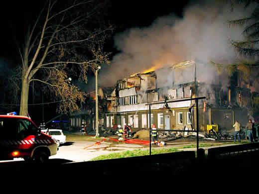 Incêndio em Albergue da Polônia Incêndio em Albergue da Polônia