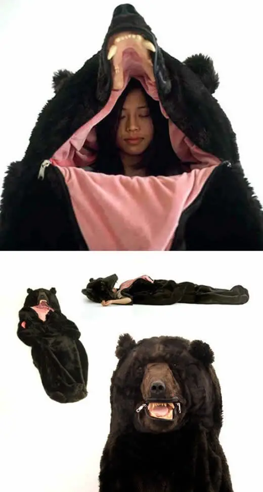 Urso no Saco de dormir