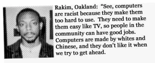 Computadores Racistas