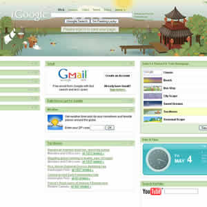 Homepage iGoogle Homepage iGoogle