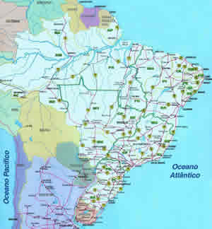 Mapas Rodoviários do Brasil