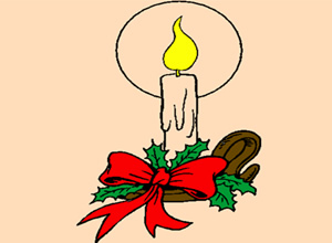 Velas de Natal Desenhos