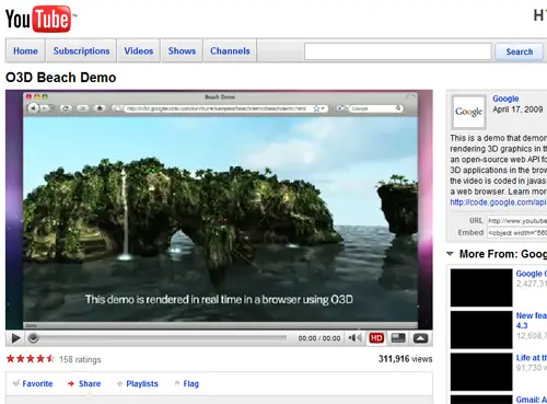 Youtube com HTML 5