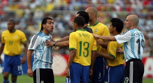 Duelo Brasil x Argentina