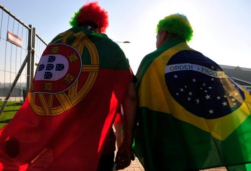 Um Português e um Brasileiro Juntos