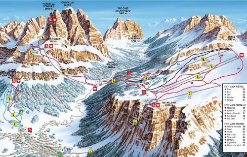 Mapa de Cortina d’Ampezzo