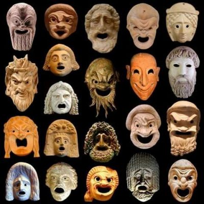 Máscara na Grécia Antiga 