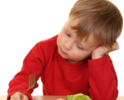 boy and vegetables