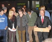 Darren Criss, Heather Morris, Kevin McHale, Mayor Bloomberg