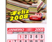 Calendário de Imã de Geladeira