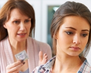 Mother Talking To Teenage Daughter About Contraception