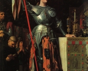 Jeanne d'Arc au sacre du roi Charles VII, dans la cathedrale de Reims (1854)