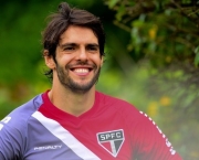 Kaka durante treino do São Paulo, no CT da Barra Funda, em São Paulo, SP 16/09/2014 Foto:Sergio Barzaghi/Gazeta Press