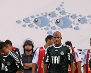 SANTOS X PALMEIRAS - Kleber comemora gol durante jogo - Vila Belmiro - Santos - SP - 03/04/2011 - Foto: Marcelo Ferrelli/Gazeta Press