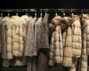 Various fur coats