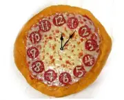 Relógio Pizza