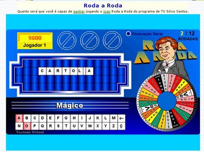 Roda a Roda em Jogos na Internet