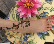 Tatuagem de Henna no Pé