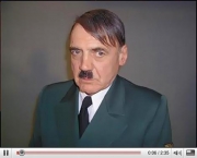 Look who's making a big splash on YouTube. Actor Bruno Ganz in his role as Hitler in <i>The Downfall</i>.