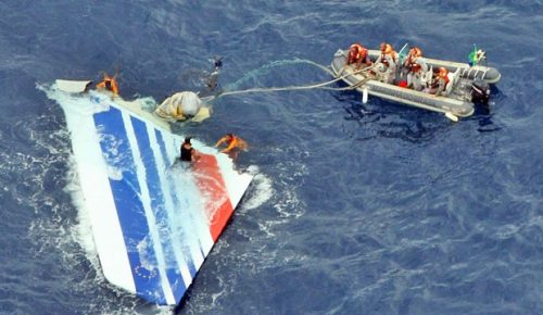Acidente de 31 de Maio de 2009 - Partes do Air France no Mar 