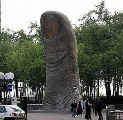 Dedão de Lá Défense, Paris, França