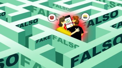 Ilustração Sobre Fake News