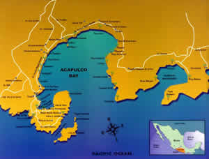 Mapa Acapulco