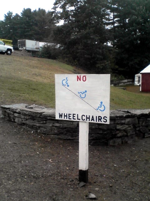 Proibido Cadeira de Rodas