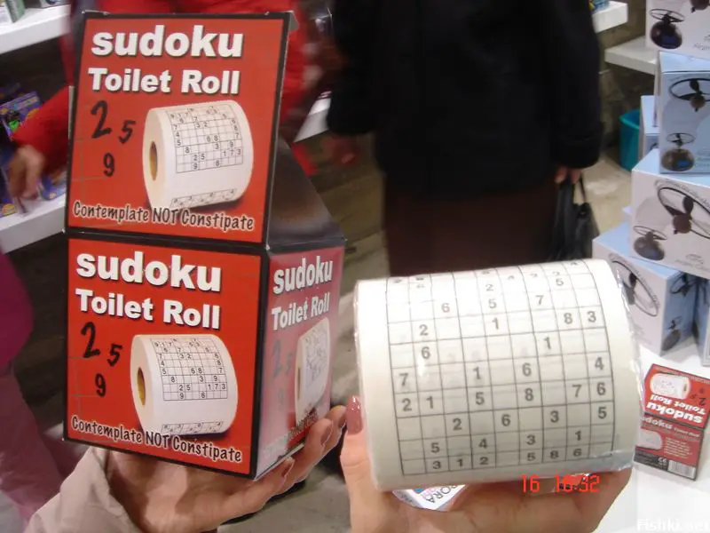 Papel Higiênico Sudoku