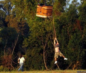 A fuga do balão