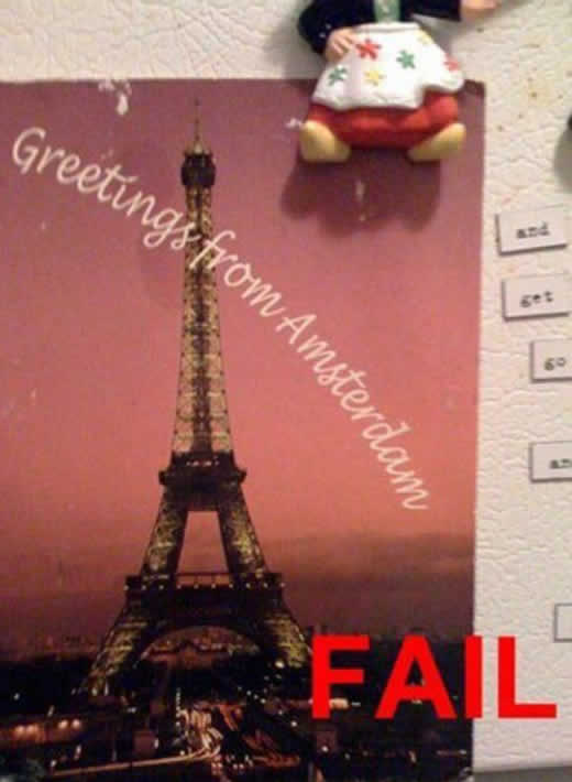 A torre Eifel mudou da França