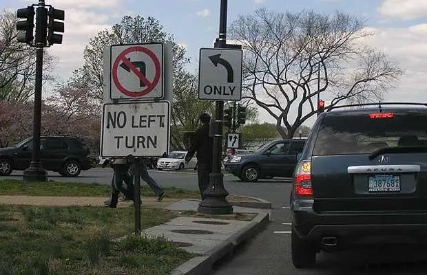 Vire Somente a esquerda
