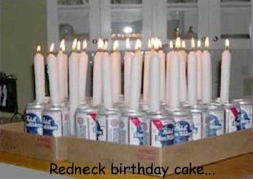 Bolo de cerveja Redneck