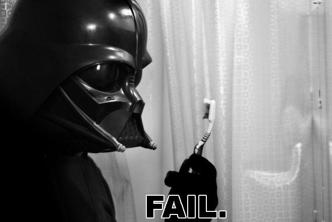 Darth Vader Fail