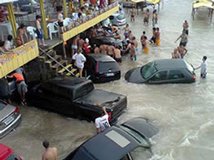 Prejuízo na Praia