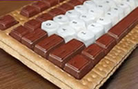 Teclado de Chocolate