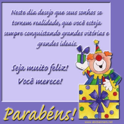 Parabéns!