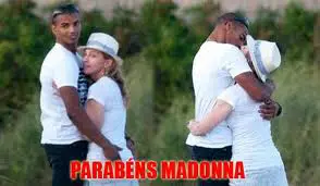 Madonna e Namorado Novo