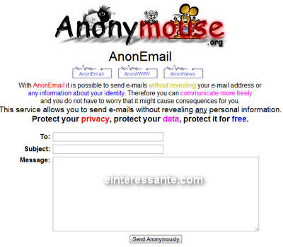 Como Enviar E-mails Anônimos