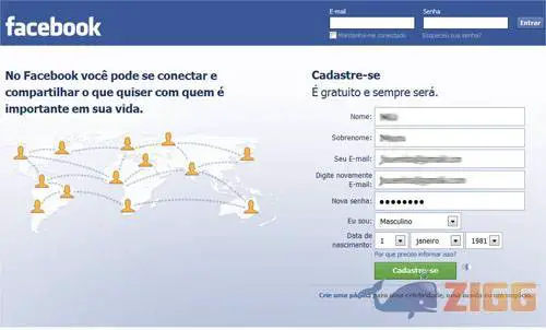 Como usar o Facebook